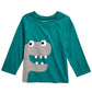 First Impressions Baby Boy's Cotton Dinosaur T-Shirt Dark Green Size 12 Months