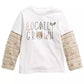 First Impressions Baby Boys Cotton Layered Look Locally Grown T-Shirt White Size 6-9MOS