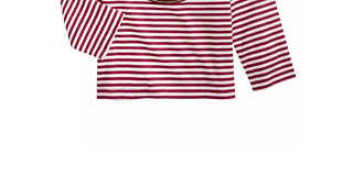 First Impressions Baby Boy's Cotton Striped Football T-Shirt  Red Size 18 Months