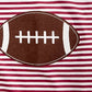 First Impressions Baby Boy's Cotton Striped Football T-Shirt Red Size 6-9 Months