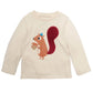 First Impressions Baby Boys Long Sleeve Squirrel T-Shirt Beige Size 12MOS