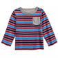 First Impressions Baby Boy's Striped Long-Sleeve T-Shirt Gray Size 3-6 Months
