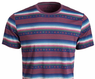 American Rag Men's Geo Striped T-Shirt Red Size Extra Large