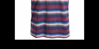 American Rag Men's Geo Striped T-Shirt Red Size Extra Large