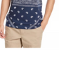 American Rag Men's Blocked Bandana T-Shirt Navy Size Medium