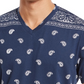 American Rag Men's Blocked Bandana T-Shirt Navy Size Small