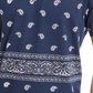 American Rag Men's Blocked Bandana T-Shirt Navy Size Small