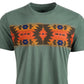 American Rag Men's Chest Pattern T-Shirt Green Size Medium