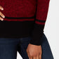 Karen Scott Women's Ribbed Mock-Neck Cotton Sweater Bright Red Size Medium