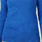 Karen Scott Women's Cotton Mock Neck Sweater  Navy Size Large