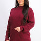 Karen Scott Women's Cotton Mock-Neck Sweater Bright Red Size Small