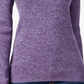 Karen Scott Women's Ribbed Knit Cotton Turtleneck  Purple Size Petite Small