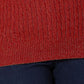 Karen Scott Women's Cable Knit V Neck Sweater Red Size Small