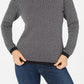 Karen Scott Woemn's Cotton Turtleneck Sweater  Black Size Large