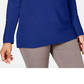Karen Scott Women's Cotton Boat-Neck Sweater Blue Size X-Large