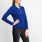 Karen Scott Women's Petite Hardware-Trim Cotton Henley Sweater Dark Blue Size  Medium