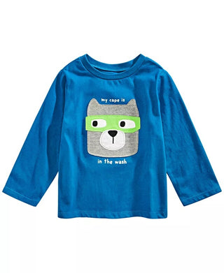 First Impressions Baby Boy's Cape Dog Print T-Shirt   Blue Size 24 Months