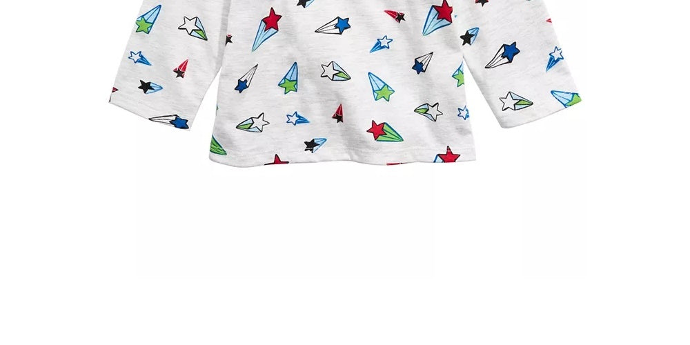 First Impressions Baby Boy's Star T-Shirt Grey Size 12 Months