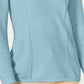 Karen Scott Women's Patchwork-Stitch Pullover Sweater Blue Size Small