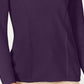 Karen Scott Women's Patchwork Stitch Pullover Sweater Purple Size X-Small