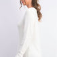 Karen Scott Women's Patchwork-Stitch Pullover Sweater White Size Extra Small