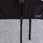Greg Norman Men's Birdseye Fleece Vest Grey Size Small