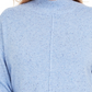 Karen Scott Women's Plus Mock Neck Sweater Blue Size 2X