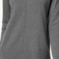 Karen Scott Women's Gray Heather Long Sleeve Turtle Neck T-Shirt Top Charcoal Size X-Small