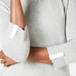 Karen Scott Women's Cotton Sweater Grey Size Small
