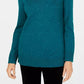 Karen Scott Women's V-Neck Long-Sleeve Sweater Green Size Small