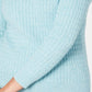 Karen Scott Women's Cotton Baby Cable Knit Sweater  Blue Size Small