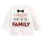 First Impressions Baby Boy's Handsome-Print Cotton T-Shirt White Size 6-9 Months