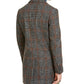 INC International Concepts Men's Logan Plaid Topcoat Grey Size Small