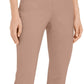 Alfani Women's Petite Hardware-Waist Trouser Pants   Pink Size 2 P