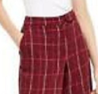 Alfani Women's Printed Cropped Pants Red Size 8