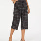 Alfani Women's Petite Printed Belted Culottes Black Size 12 P