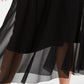 Alfani Women's Mesh Midi Skirt Black Size Petite Small