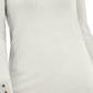JM Collection Women's Button-Cuff Crewneck Sweater White Size Small