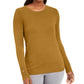 JM Collection Women's Button-Cuff Crewneck Sweater Musta Size XX-Large