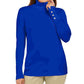 JM Collection Women's Stud Sleeve Pullover Turtleneck Sweater Blue Size X-Large