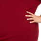 JM Collection Women's Plus Dolman Sweater Red Size 2X