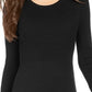 Style & Co Women's Ribbed Knit Sweater Black Size X-Small
