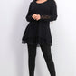 Style & Co Women's Layered-Look Tunic Black Size Small