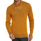 INC International Concepts Men's Gold Heather Long Sleeve Quarter-Zip Pullover Sweater Dark Yellow Size XXX-Large