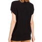 Alfani Womens Textured Surplice Wrap Sweater Black Size Extra Large