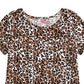 Epic Threads Big Girls Leopard-Print Tie Front T-Shirt White Size Small