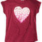 Epic Threads Big Girls Animal Heart T-Shirt Dark Red Size Large