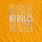 Epic Threads Big Girls No Rules T-Shirt Dark Yellow Size Extra Large