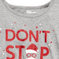 Epic Threads Big Girls Believing-Print T-Shirt Gray Size Small