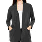 Alfani Women's Open-Front Cardigan Gray Size Medium